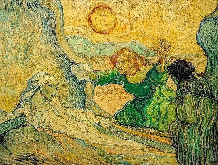 Vincent van Gogh „Die Auferweckung des Lazarus“ (nach Rembrandt) 1890 523467