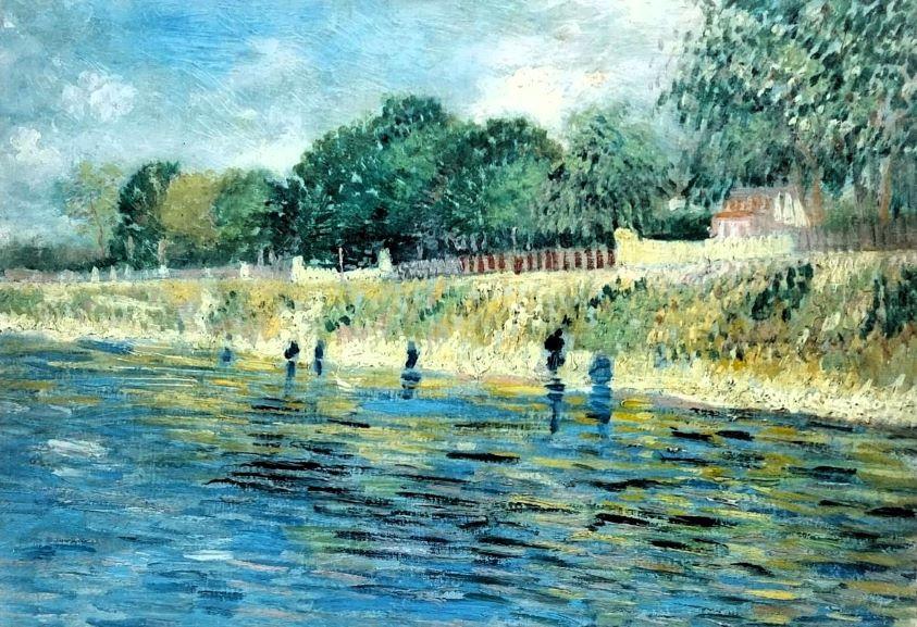 Vincent van Gogh "Ufer der Seine" 1887 523469